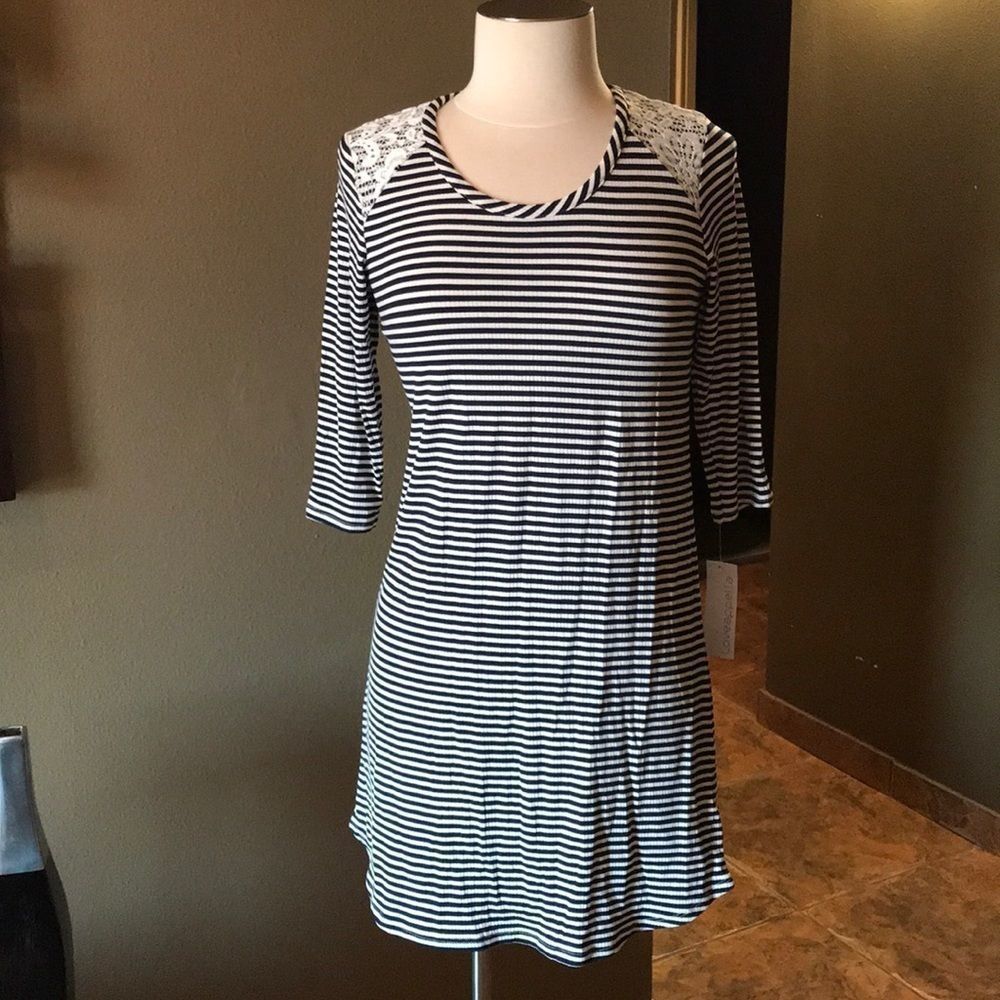 Loveapella Striped Knit Dress
